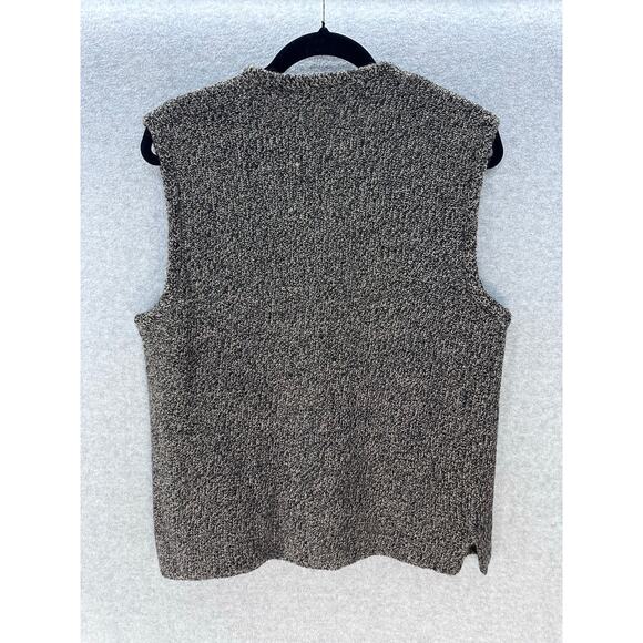 VTG J Crew Men's sz S 100% Wool Button Down Vest Comfort Classic Old Money 90s - Picture 2 of 8